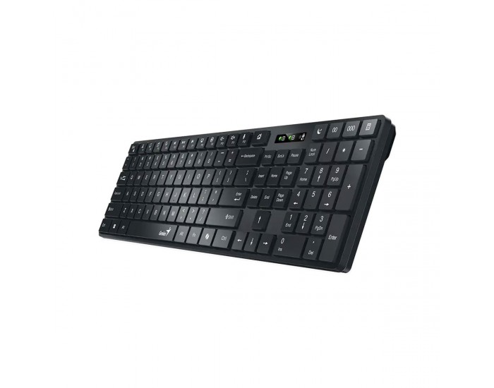 Genius Клавиатура Slimstar 7250BT BLK, AI, безжична, черна