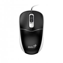 Мишка Genius DX-111, с кабел, USB Type-A, 3 бутона, сива - Genius