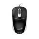 Мишка Genius DX-111, с кабел, USB Type-A, 3 бутона, сива