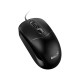Мишка Genius DX-111, с кабел, USB Type-A, 3 бутона, черна