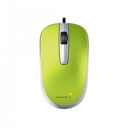 Мишка Genius DX-120, с кабел, USB Type-A, 3 бутона, зелена - Genius