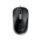 Мишка Genius DX-125S, с кабел, безшумна, USB, 3 бутона, черно-сива