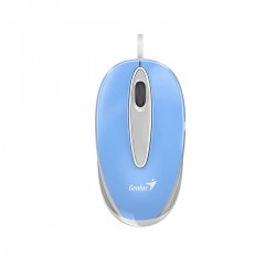 Мишка Genius DX-Mini, с кабел, USB Type-A, 3 бутона, синя - Genius