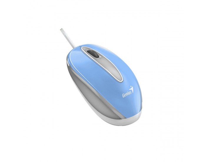 Мишка Genius DX-Mini, с кабел, USB Type-A, 3 бутона, синя