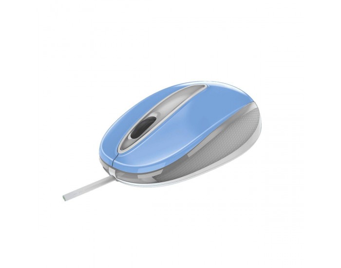 Мишка Genius DX-Mini, с кабел, USB Type-A, 3 бутона, синя