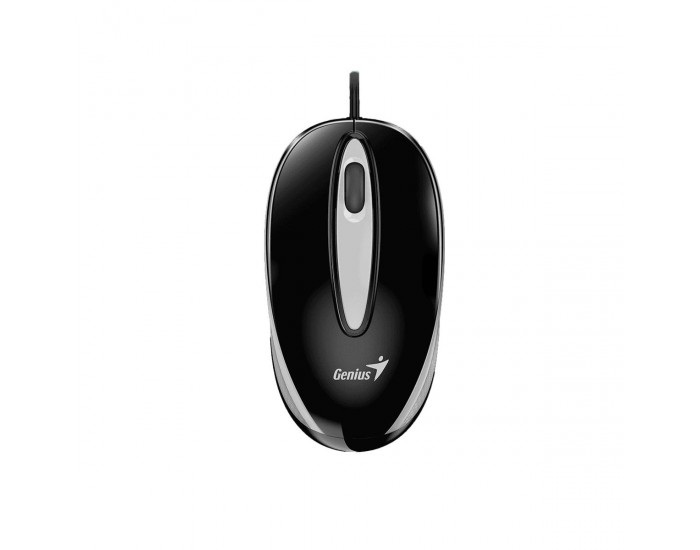 Мишка Genius DX-Mini, с кабел, USB Type-A, 3 бутона, черна