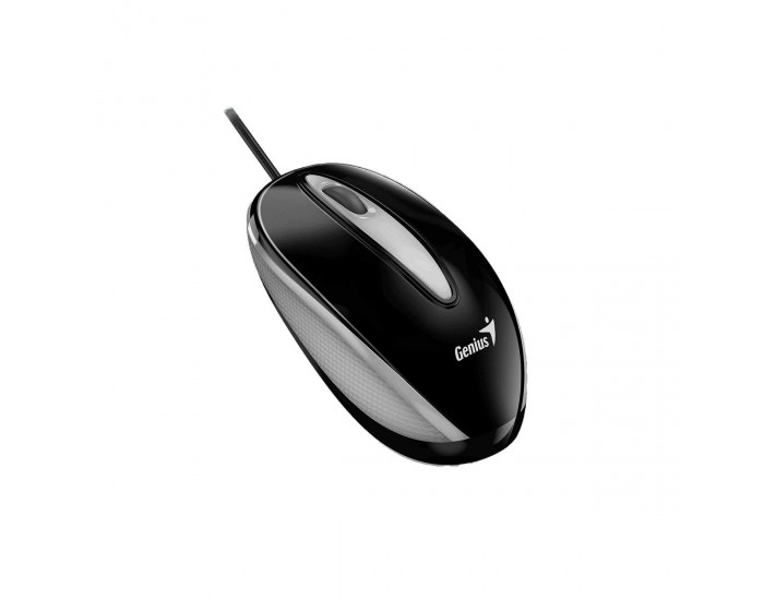 Мишка Genius DX-Mini, с кабел, USB Type-A, 3 бутона, черна