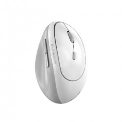 Мишка Genius Ergo 8350S, безжична, AI Copilot, Bluetooth/USB, 6 бутона, AA, бяло-сива - Genius
