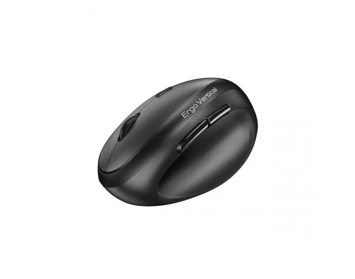 Мишка Genius Ergo 8350S, безжична, AI Copilot, Bluetooth/USB, 6 бутона, AA, тъмносива