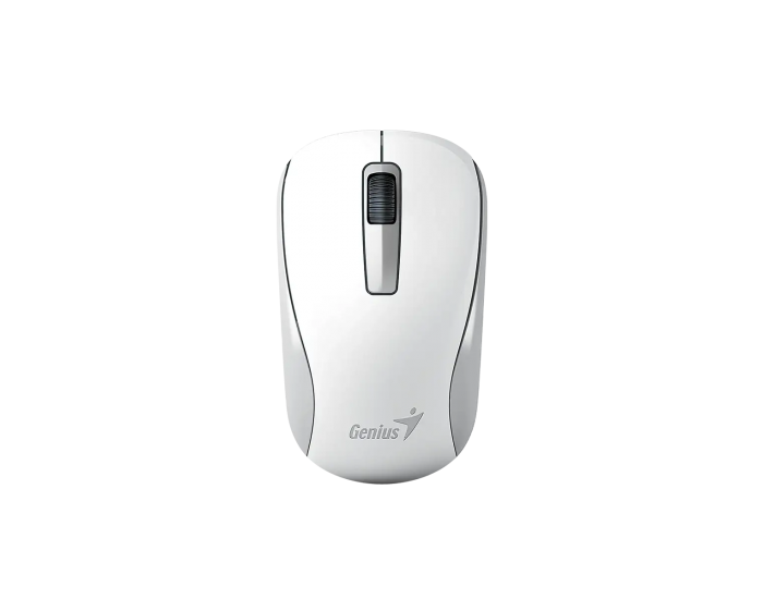 Мишка Genius NX-7005, безжична, USB, 3 бутона, AA, бяла
