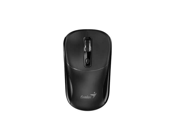 Мишка Genius NX-7123, безжична, AI Copilot, USB, 4 бутона, AA, черна