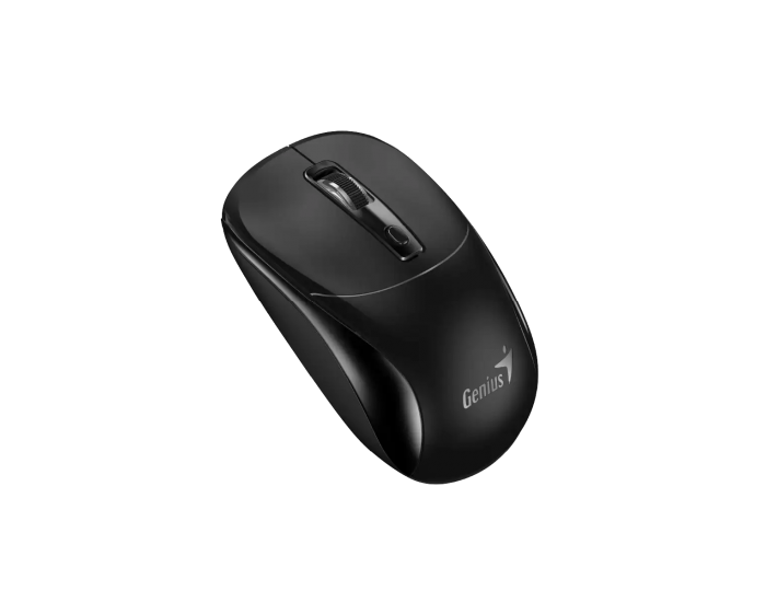 Мишка Genius NX-7123, безжична, AI Copilot, USB, 4 бутона, AA, черна