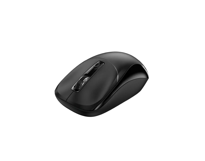 Мишка Genius NX-7123, безжична, AI Copilot, USB, 4 бутона, AA, черна