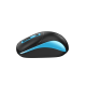 Мишка Genius NX-7123, безжична, AI Copilot, USB, 4 бутона, AA, черно-синя