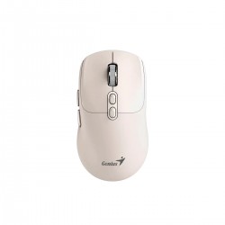 Мишка Genius NX-8080S, безжична, Bluetooth, Bluetooth/USB, 7 бутона, AA, бежова - Genius