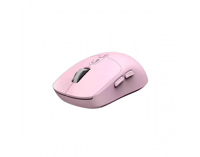 Мишка Genius NX-8080S, безжична, Bluetooth, Bluetooth/USB, 7 бутона, AA, розова