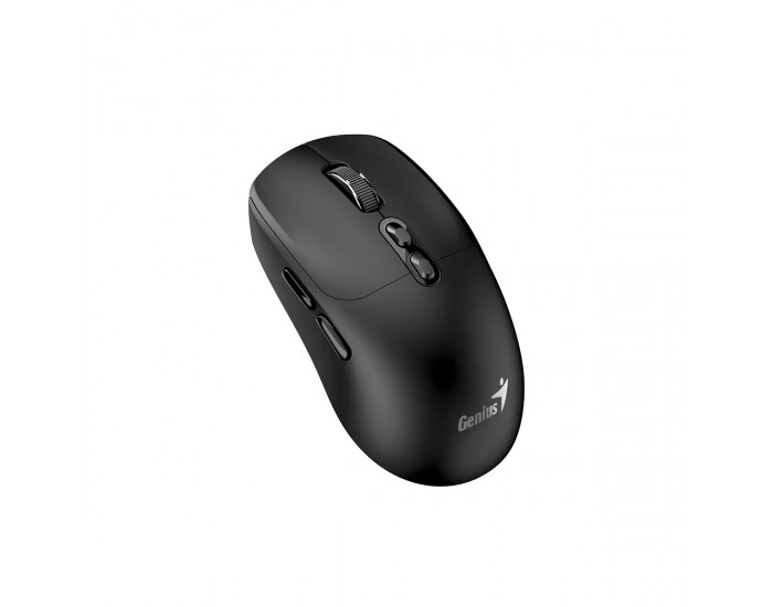 Мишка Genius NX-8080S, безжична, Bluetooth, Bluetooth/USB, 7 бутона, AA, черна
