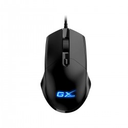 Мишка Genius Scorpion M300i, с кабел, USB Type-A, 4 бутона, черна - Genius