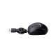 Мишка Genius Micro Traveler, с кабел, USB Type-A, 3 бутона, черна