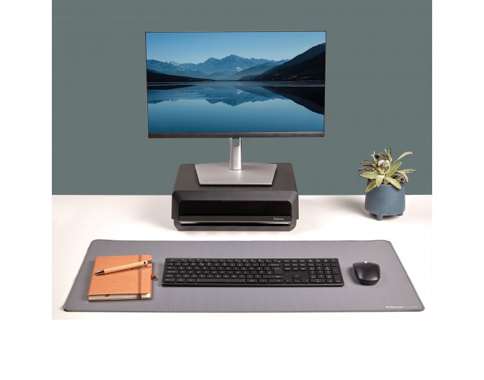 Подложка за бюро Fellowes Breyta, 80 х 40 cm, сива