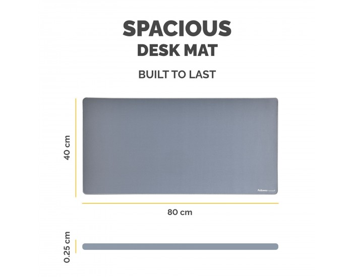 Подложка за бюро Fellowes Breyta, 80 х 40 cm, синя