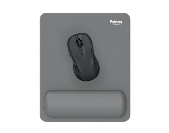 Пад за мишка Fellowes Breyta Hex, 20 x 24 cm, сив