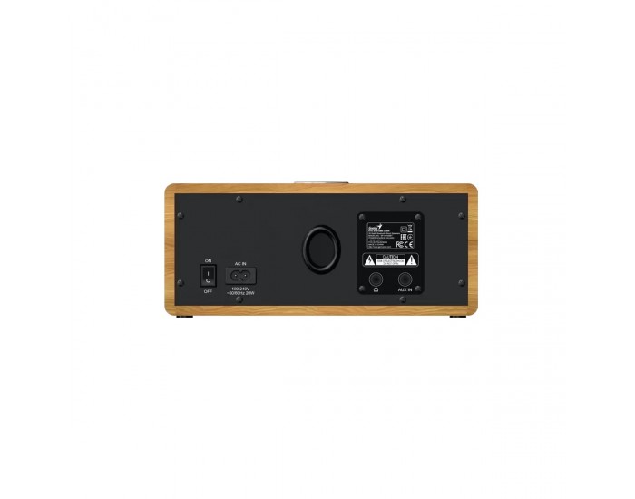 Тонколона Genius SP-HF505BT, Bluetooth, 80 - 20000 Hz, 20 W, дървесна