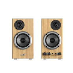 Тонколони Genius SP-HF520BT, Bluetooth, 40 - 20000 Hz, 20 W, дървесни - Genius