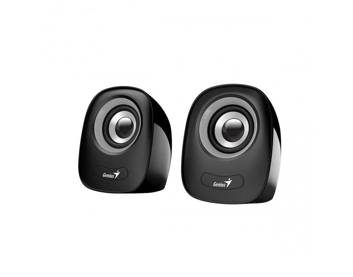 Тонколони Genius SP-Q160, с кабел, USB Type-A, 150 - 20000 Hz, 6 W, сиви