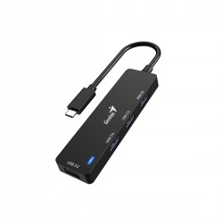 USB Хъб Genius UH-400, 4 в 1, USB Type-A 3.0 - Genius