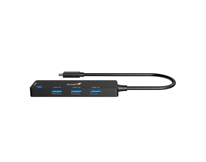 USB Хъб Genius UH-400, 4 в 1, USB Type-A 3.0