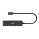 USB Хъб Genius UH-400, 4 в 1, USB Type-A 3.0
