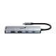 USB Хъб Genius UH-500, 5 в 1, 2 x USB Type-C, 2 x USB Type-A 3.0, 1 x HDMI