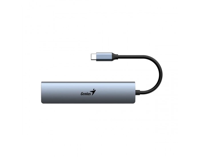 USB Хъб Genius UH-545, 5 в 1, 1 x RJ45, 1 x USB Type-C, 3 x USB Type-A 3.0