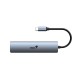 USB Хъб Genius UH-545, 5 в 1, 1 x RJ45, 1 x USB Type-C, 3 x USB Type-A 3.0
