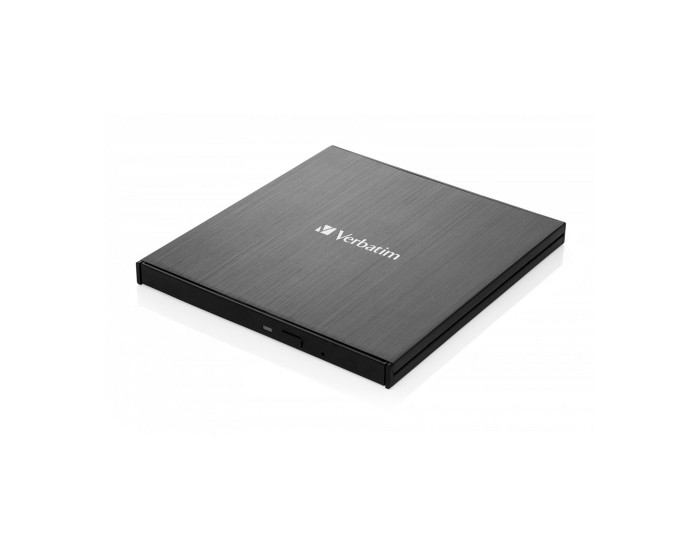 Записвачка за CD/DVD Slimline Verbatim, USB-C, черна