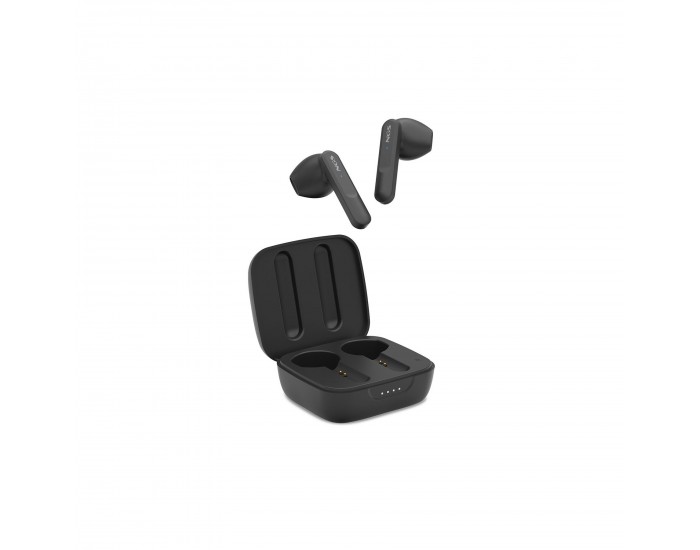 Слушалки NGS Artica Move, с Bluetooth, със зареждащ кейс, 101 dB, черни