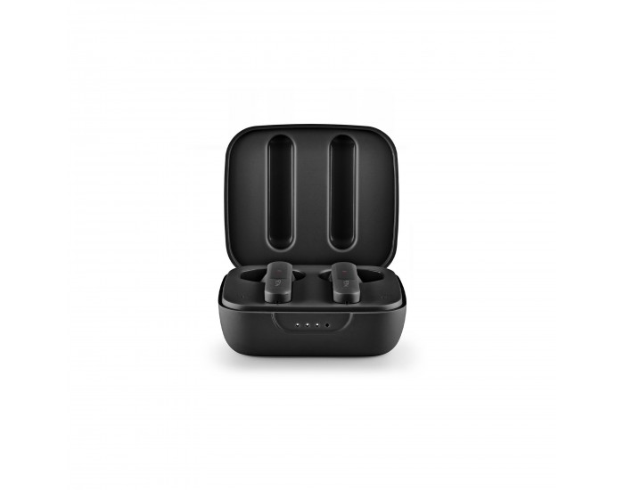 Слушалки NGS Artica Move, с Bluetooth, със зареждащ кейс, 101 dB, черни