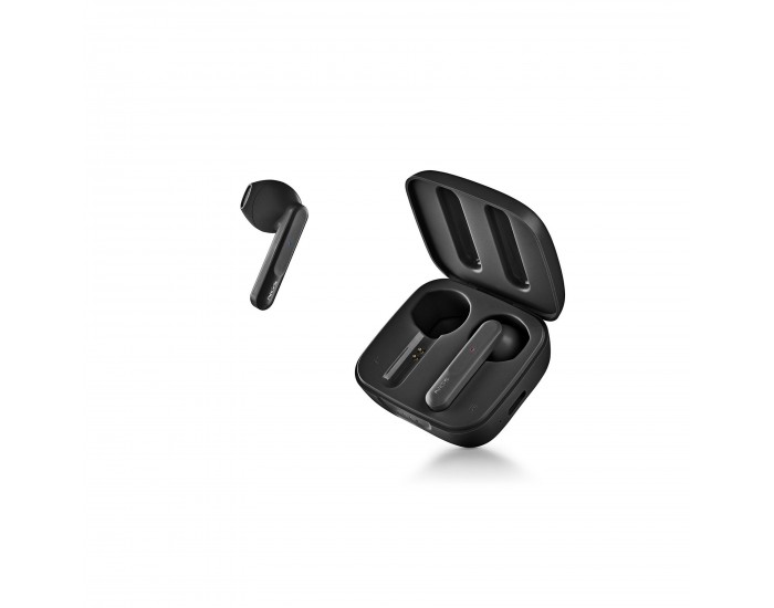Слушалки NGS Artica Move, с Bluetooth, със зареждащ кейс, 101 dB, черни