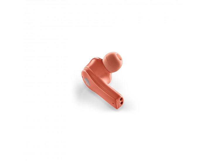 Слушалки NGS Artica Bloom, с Bluetooth, със зареждащ кейс, USB Type-C, корал