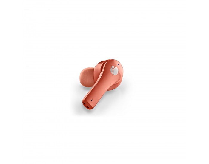 Слушалки NGS Artica Bloom, с Bluetooth, със зареждащ кейс, USB Type-C, корал