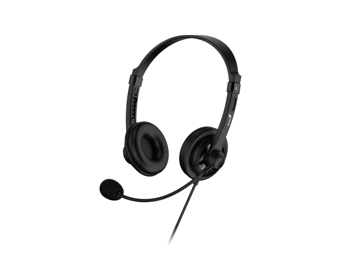 Слушалки Genius HS-230U, с кабел и микрофон, USB Type-C, 100 dB
