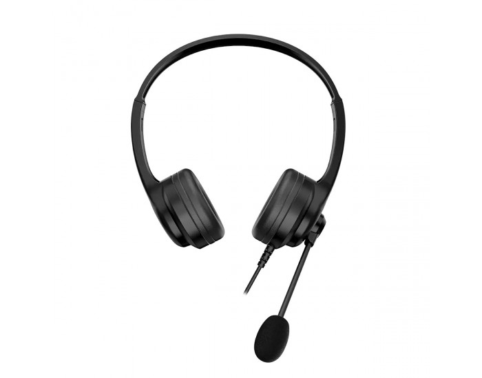 Слушалки Genius HS-235U, с микрофон, AI, черни