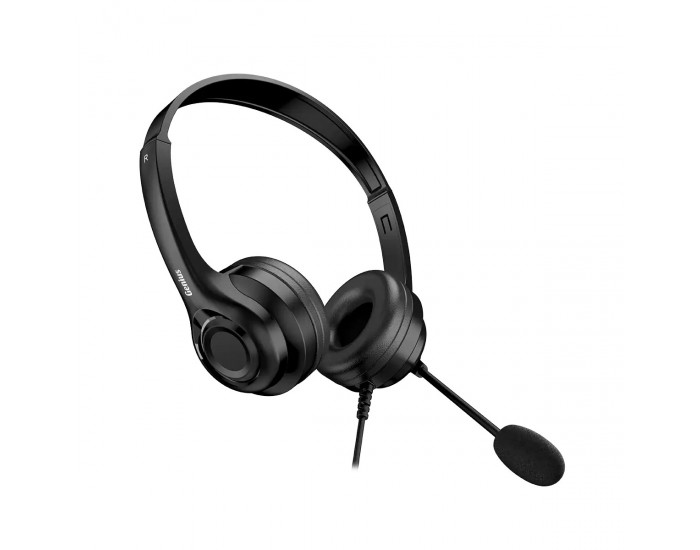 Слушалки Genius HS-235U, с микрофон, AI, черни