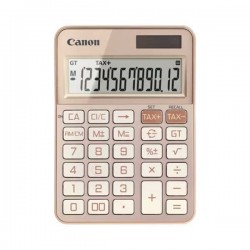 Настолен калкулатор Canon KS-125KB, 12-разряден, розово злато - Офис аксесоари
