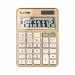 Настолен калкулатор Canon KS-125KB, 12-разряден, златист - Офис аксесоари