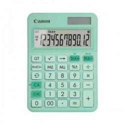 Настолен калкулатор Canon LS-125KB, 12-разряден, зелен - Офис аксесоари