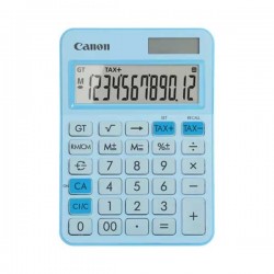 Настолен калкулатор Canon LS-125KB, 12-разряден, син - Офис аксесоари