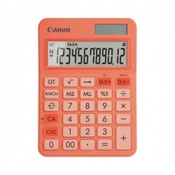 Настолен калкулатор Canon LS-125KB, 12-разряден, оранжев - Офис аксесоари