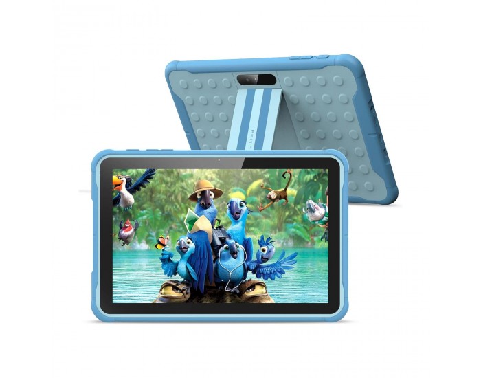 Таблет Pritom K10, 10'', Quad Core, 64 GB, 4 GB RAM, Android, 13, IPS, 7731E Quad Core, задна камера 8 MP, предна камера 2 MP, син